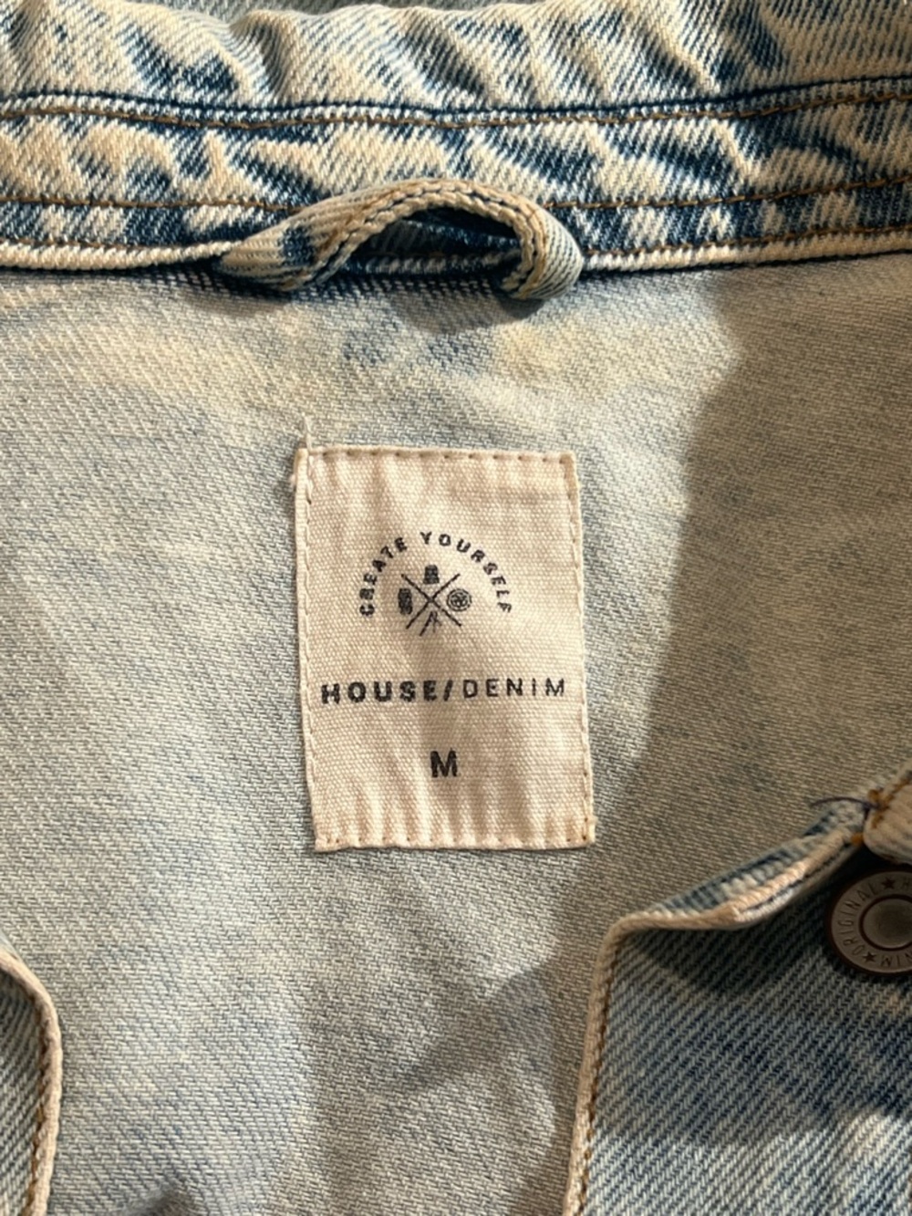 Acid Washed Distressed Demin Jacket - Picture 4 of 7